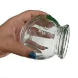 لیوان شیشه ای بادکش گرم برند فالیزک سایز 4