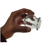 لیوان شیشه ای بادکش گرم برند فالیزک سایز 1 کد 2