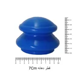 بادکش بدن سیلیکونی چهار عددی آبی رنگ
